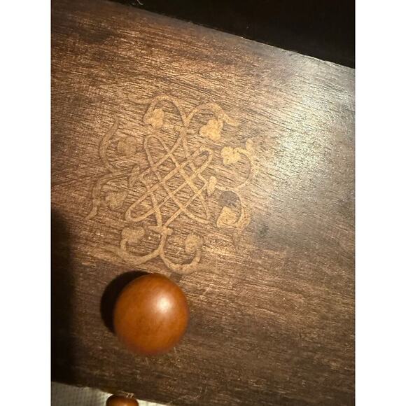 Wooden hanging box Treen Bible box storage - Picture 5 of 8